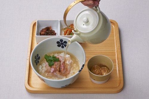 Sea bream dashi-chazuke