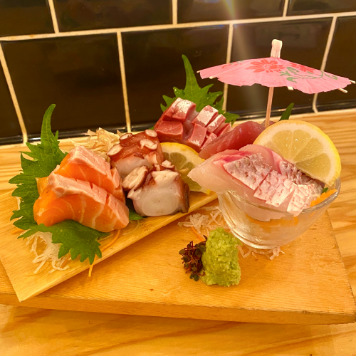 5 kinds of sashimi