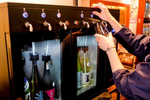 Japanese sake tasting